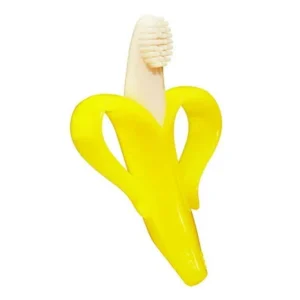 Baby Banana Teething Toothbrush For Infants, Yellow