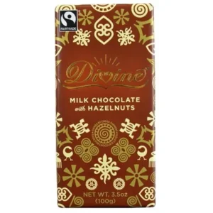 Divine Chocolate Milk Chocolate Hazelnut 3.5 oz