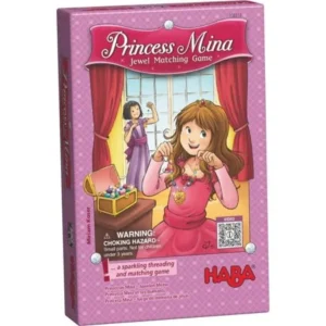 Princess Mina - Jewel Matching Memory & Threading Game for Ages 4 and Up (Made in Germany), A sparkling princess matching game for 2-4 players aged 4.., By HABA