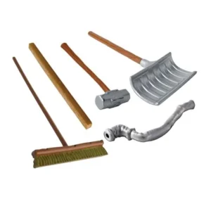 Wrestling Figure Gear Deal 13: Pipe, Sledgehammer, 2x4, Shovel For WWE Wrestling Action Figures